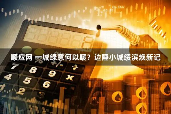 顺应网 一城绿意何以暖？边陲小城绥滨焕新记